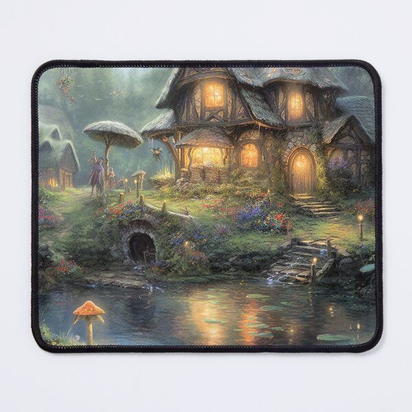 Item preview, Beautiful Cottage Illustrative Art Work designed and sold by Dani Ashbury.
