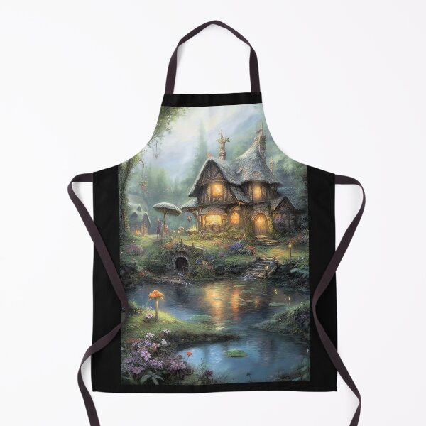 Item preview, Beautiful Cottage Illustrative Art Work designed and sold by Dani Ashbury.