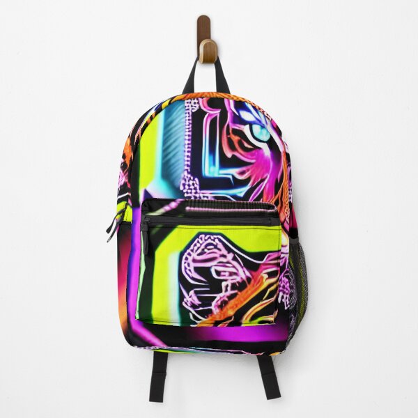 Item preview, Trippy Psychedelic Neon Tigers 8 designed and sold by Benito Del Ray.