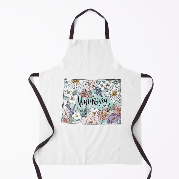 Item preview, Hand drawn Wyoming Floral designed and sold by Selena Ashley Designs.