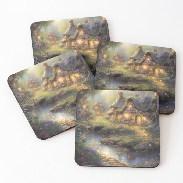 Item preview, Beautiful Country Cottage Illustration designed and sold by Dani Ashbury.