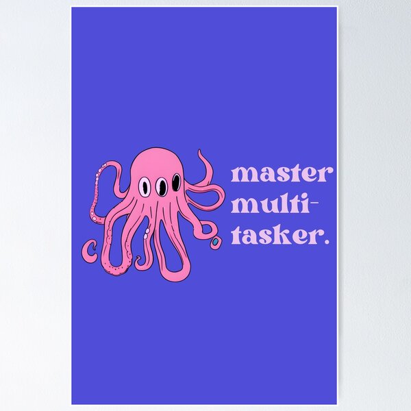 Item preview, Multi-tasking Squid designed and sold by BoldBears.