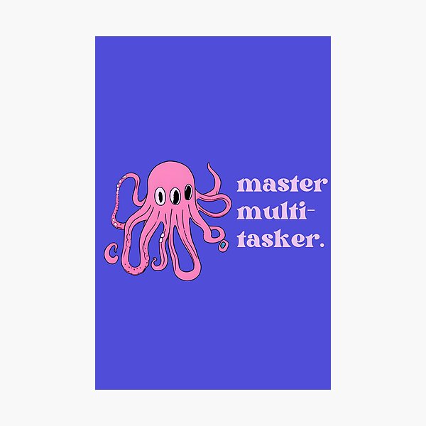 Item preview, Multi-tasking Squid designed and sold by BoldBears.