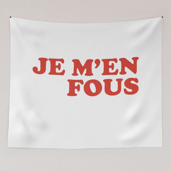 Aperçu de l'œuvre Je m'en Fous créée et vendue par PSstudio.