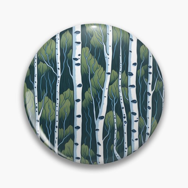 Item preview, Birch Forest Nature Tree Pattern designed and sold by theforestfairy.
