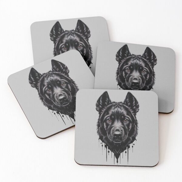 Item preview, Black German Shepherd  designed and sold by Aww_To_Z Animals.