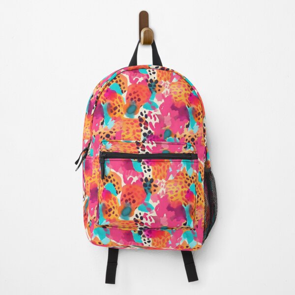 Item preview, Leopard Skin Hide Inspired Watercolor Pattern in Bright Neon Colors designed and sold by ClairesPatterns.