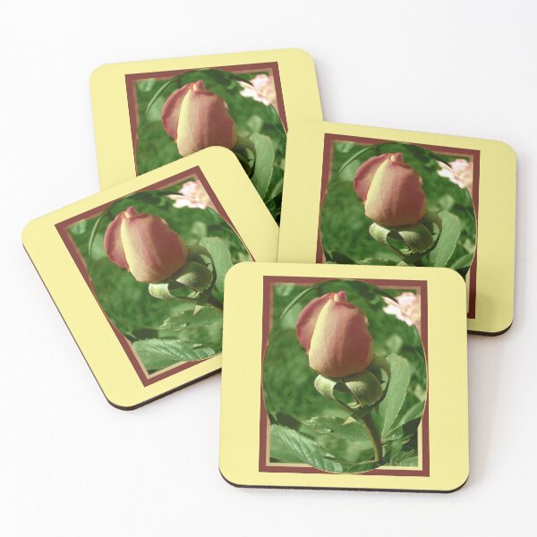 Item preview, Pink and Yellow Summer Rosebud designed and sold by csturman.