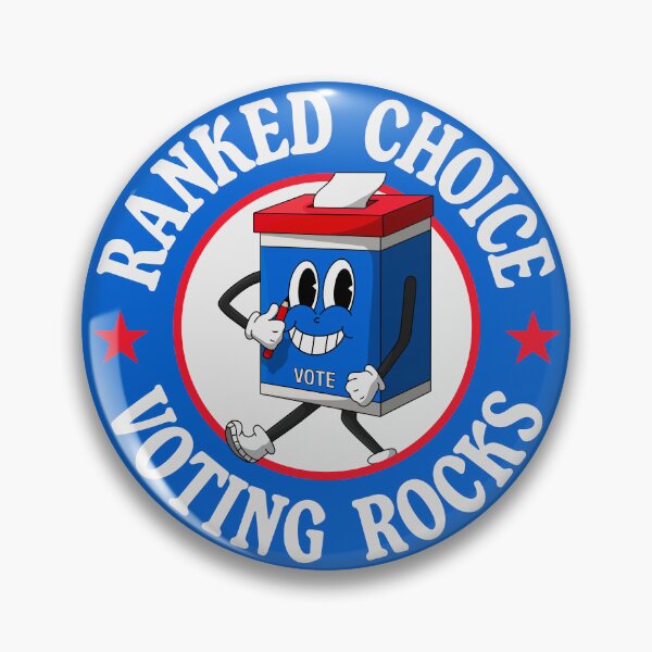 Item preview, Ranked Choice Voting Rocks - Vote designed and sold by Picket Club.