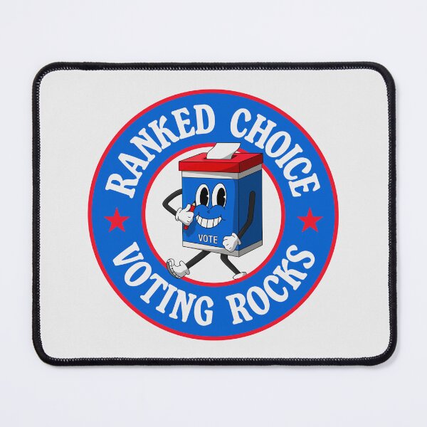 Item preview, Ranked Choice Voting Rocks - Vote designed and sold by Picket Club.