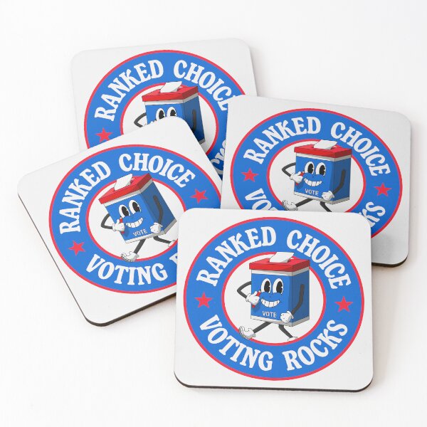 Item preview, Ranked Choice Voting Rocks - Vote designed and sold by Picket Club.