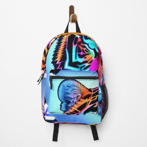 Item preview, Trippy Psychedelic Neon Tigers 9 designed and sold by Benito Del Ray.