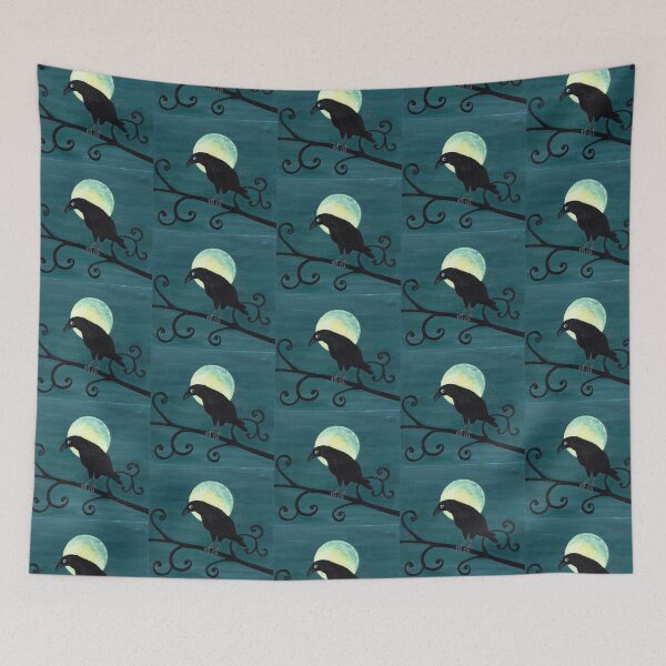 Item preview, Raven and a Full Moon designed and sold by zibziby.