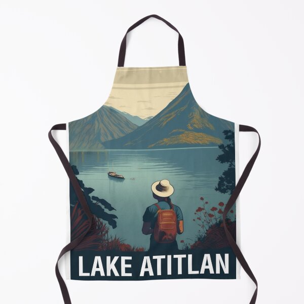 Item preview, Lake Atitlan Guatemala Retro designed and sold by BadCooking.