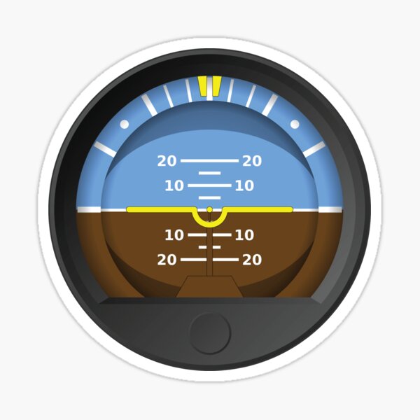 Attitude Indicator Sticker Sticker