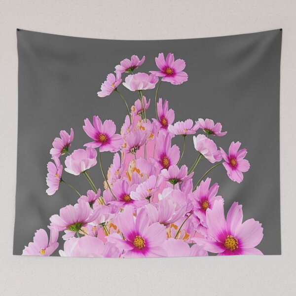 Item preview, FUCHSIA PINK COSMOS FLOWERS designed and sold by sharlesart.