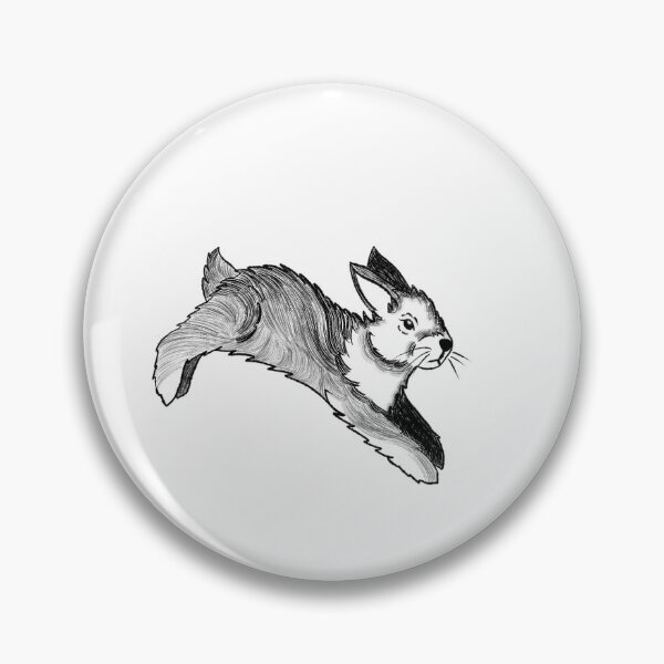 Item preview, The leaping bunny designed and sold by beepbeepdesigns.