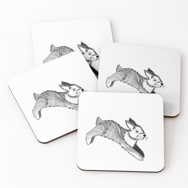 Item preview, The leaping bunny designed and sold by beepbeepdesigns.