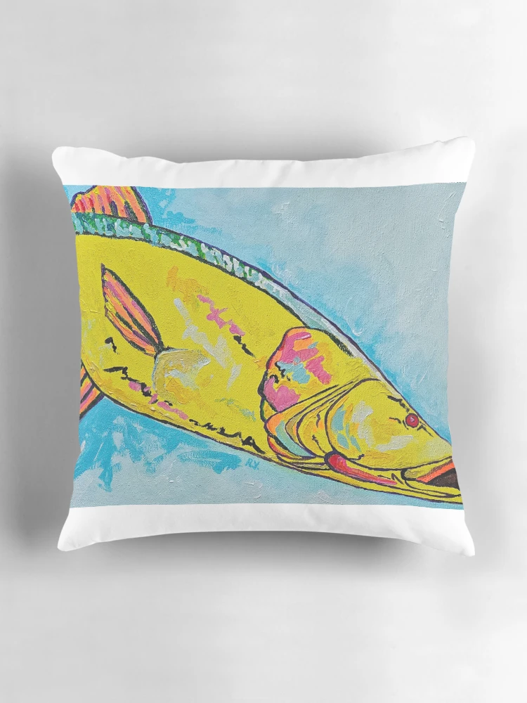 Thumbnail 3 of 4, Pillow, Snook designed and sold by RudyYoder.