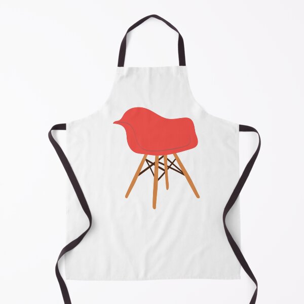 Item preview, Red Mid century Chair designed and sold by BrunchClub.