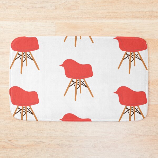 Item preview, Red Mid century Chair designed and sold by BrunchClub.