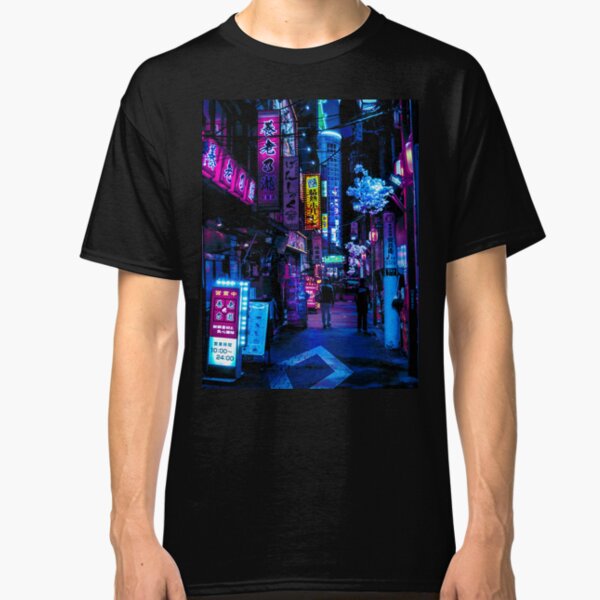 Blue Tokyo Alleys Classic T-Shirt