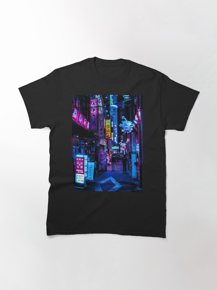 Alternate view of Blue Tokyo Alleys Classic T-Shirt