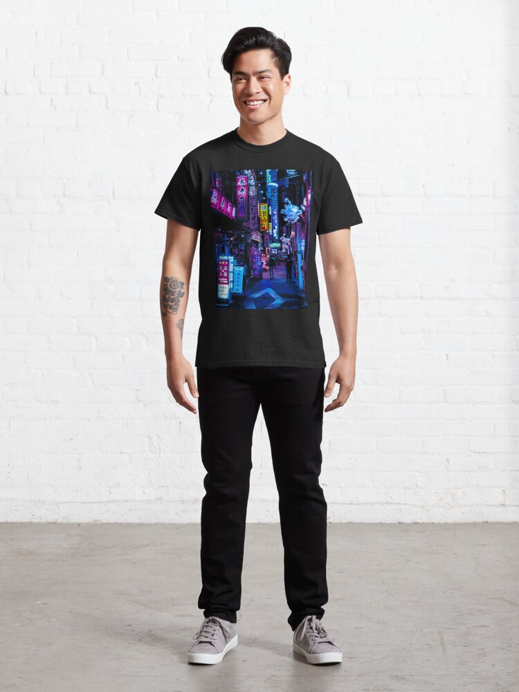 Alternate view of Blue Tokyo Alleys Classic T-Shirt