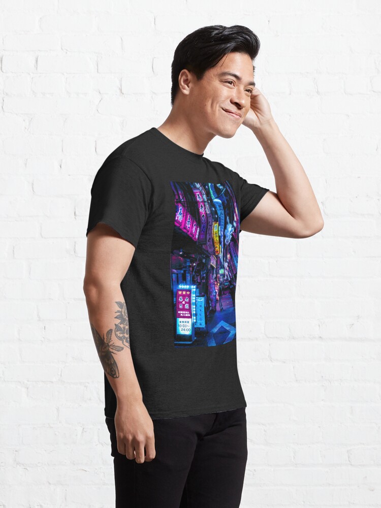 Alternate view of Blue Tokyo Alleys Classic T-Shirt