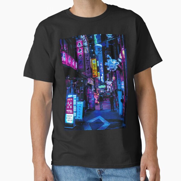Item preview, Blue Tokyo Alleys designed and sold by Neondreamscapes.