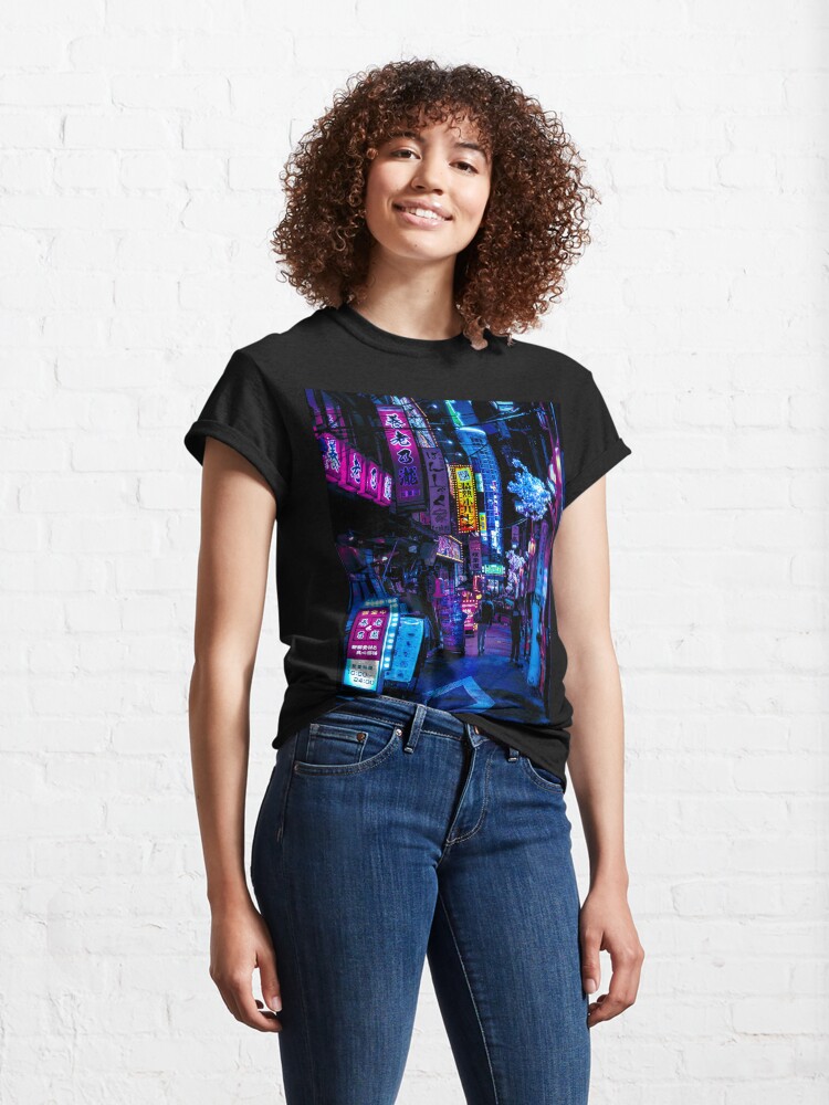 Alternate view of Blue Tokyo Alleys Classic T-Shirt