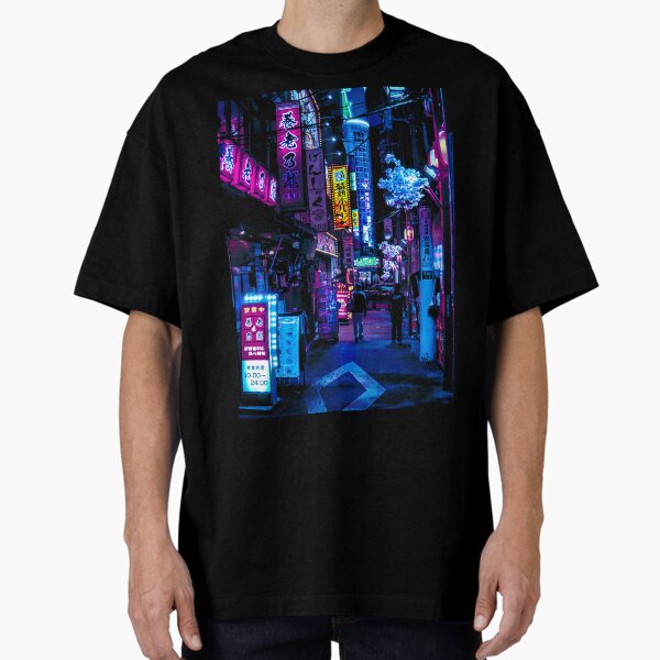 Artikel-Vorschau von Blaue Gassen von Tokio, designt und verkauft von Neondreamscapes.