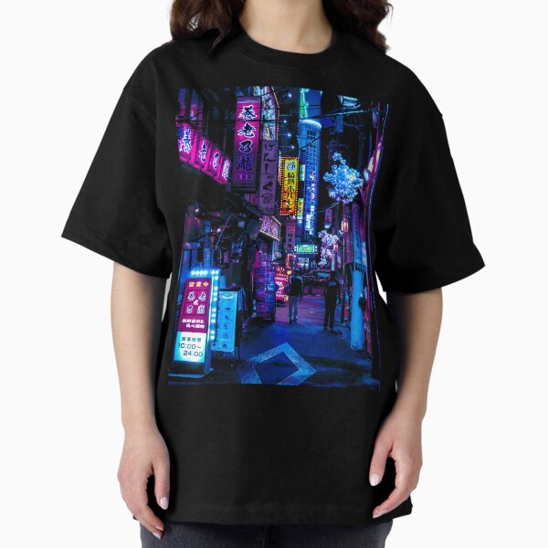 Item preview, Blue Tokyo Alleys designed and sold by Neondreamscapes.