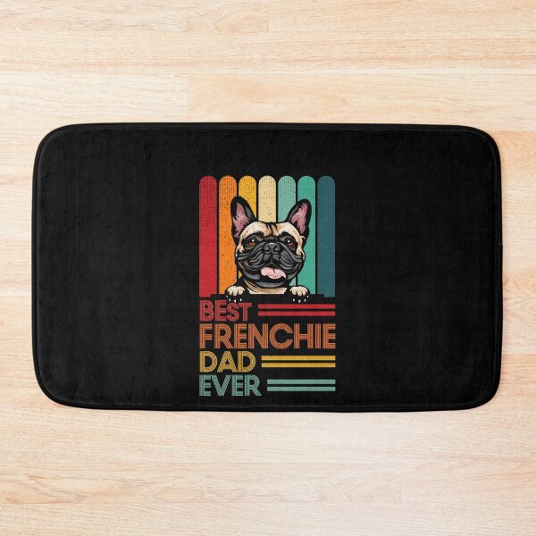 Item preview, Vintage Best French Bulldog Dad Ever Father's Day Dogs Lover designed and sold by TheSpottedDogAp.