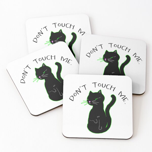 Item preview, Don't Touch Me Cat designed and sold by LunaThorne.