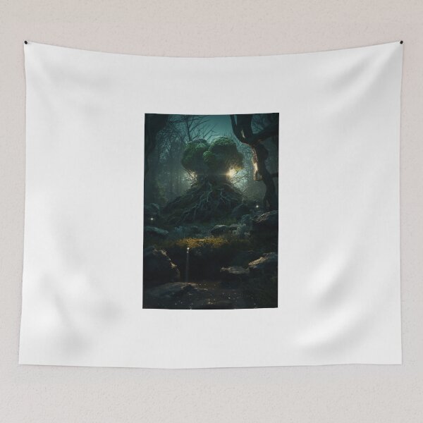 Artikelvorschau, Dark Forest Altar Scene #3 entworfen und verkauft von Free-Your-Mind-.