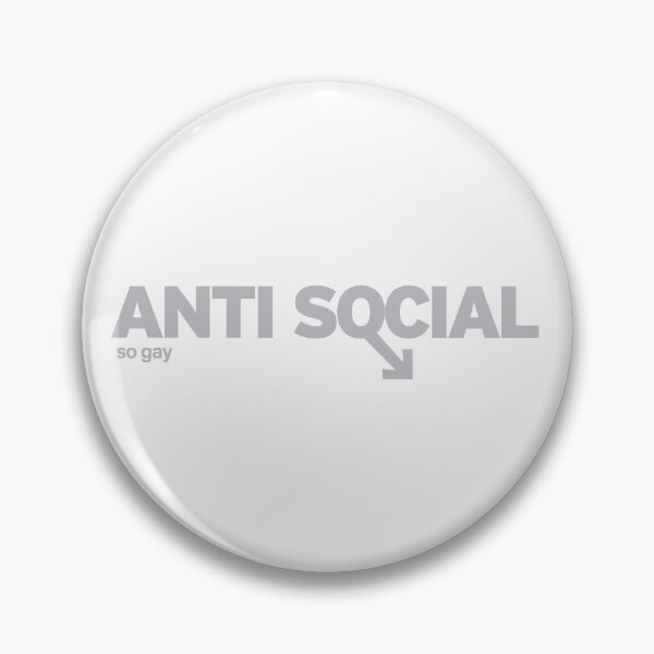 Artikelvorschau, Antisozial entworfen und verkauft von SoGayDesigns.