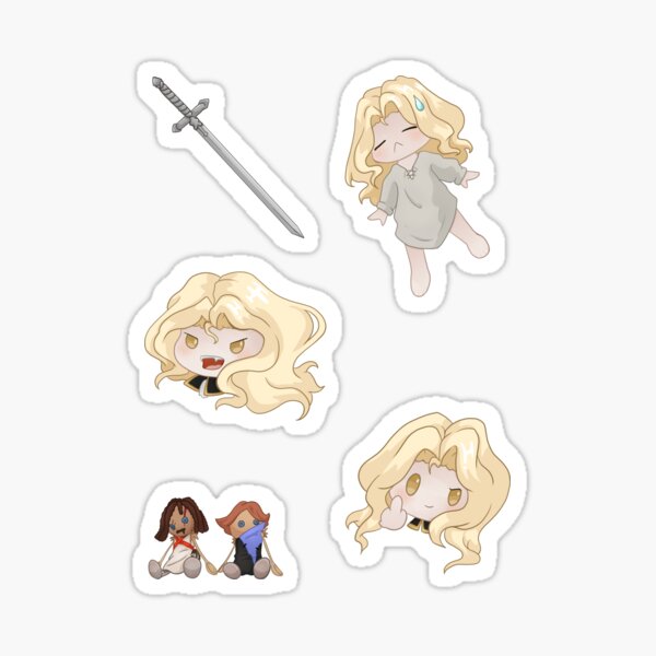 Item preview, Alucard Sticker Sheet designed and sold by Megku.