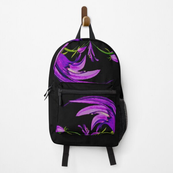 Item preview, Surreal purple floral minimalist art designed and sold by KRFNatureGifts.