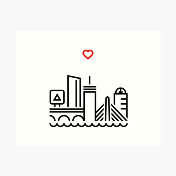 617 Boston Strong Art Print for Sale by lexjincoelho