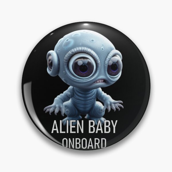 Item preview, Alien Baby Onboard designed and sold by Dioscuri Digital.