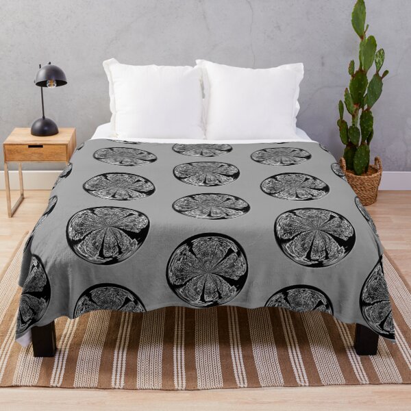 Item preview, Abstract fractal monochrome floral designed and sold by KRFNatureGifts.