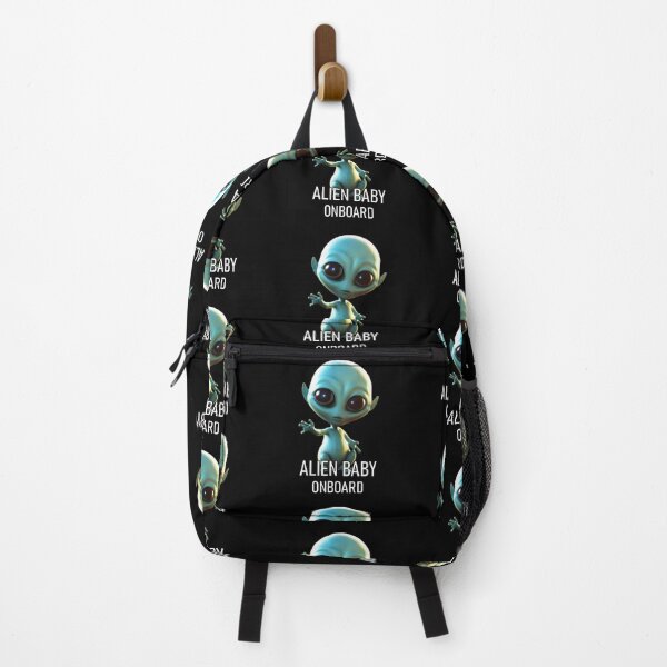 Item preview, Cute Alien Baby Onboard designed and sold by Dioscuri Digital.
