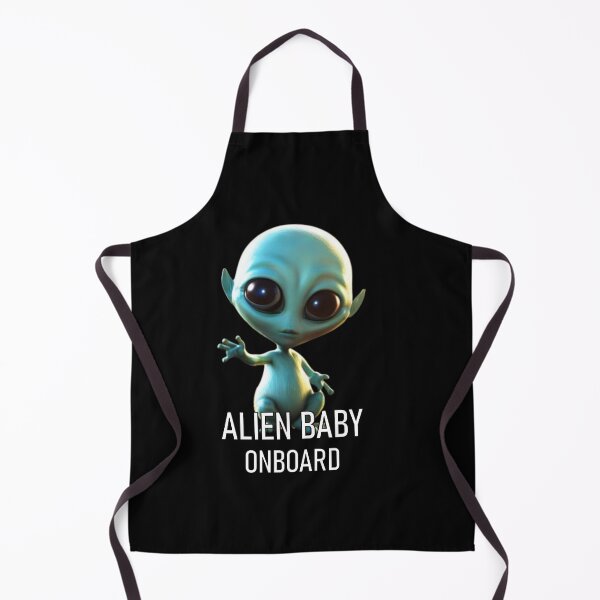 Item preview, Cute Alien Baby Onboard designed and sold by Dioscuri Digital.
