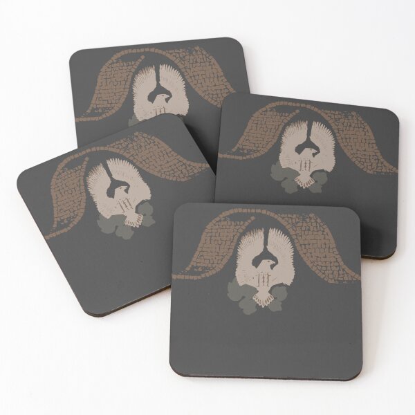 Item preview, Pattern - Mosaic Pompeii inspired Roman Eagle and Ribbon designed and sold by Eejee-SK.