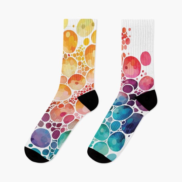 Item preview, An Abstract Watercolor Painting of Vibrant Circles - Boho Chic Patterns designed and sold by GVRDesign.