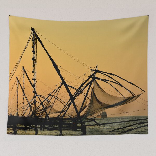 Item preview, India - Chinese fishing nets, fort kochi designed and sold by franck380.