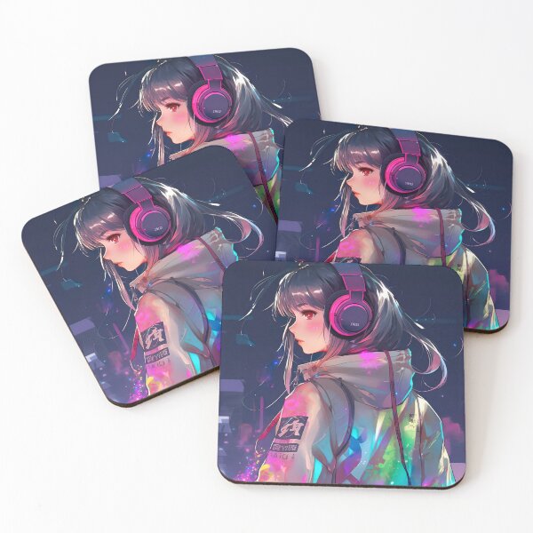 Artikelvorschau, Cyber Futuristic Girl - Anime Wallpaper  entworfen und verkauft von KAIGAME Art.