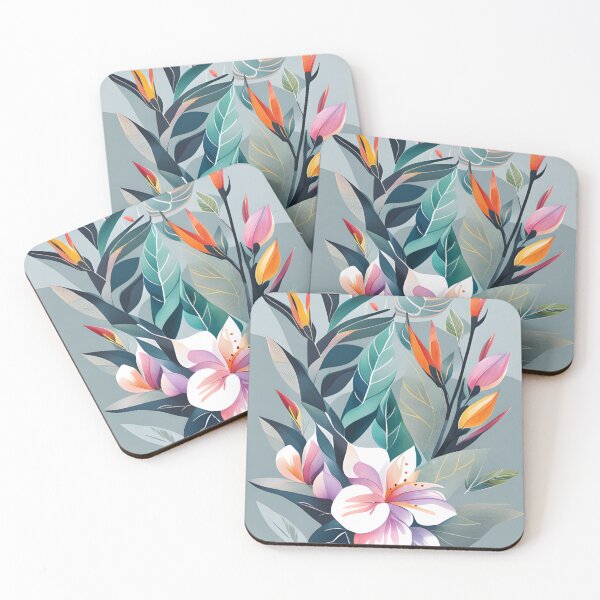 Item preview, Watercolor Flowers and Leaves  designed and sold by CarlosRochArt.