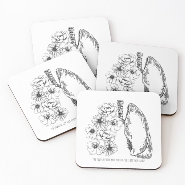 Item preview, The power of life and death resides in your lungs designed and sold by MidwesternFlair.